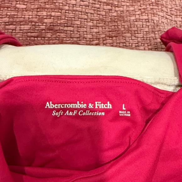 Abercrombie Pink Corset Bodysuit Soft AF Collection size large - Picture 4 of 4